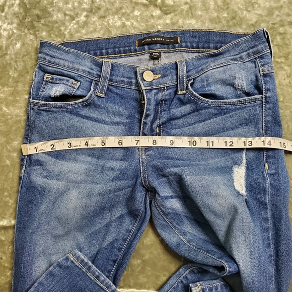 Flying Monkey Distressed Skinny Jeans - Picture 3 of 12